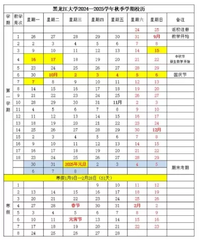  黑龙江大学开学时间2025？详细日程与实用指南全解析