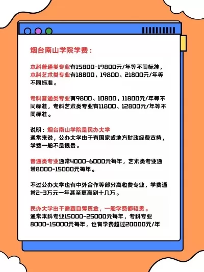  烟台工商学院学费详解：一年多少钱？收费标准如何？