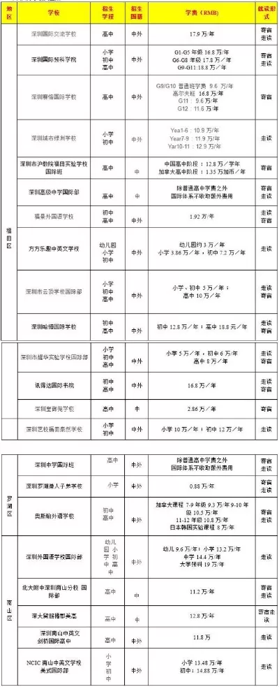 深圳国际交流学院学费一年多少钱？全方位解析费用构成与教育价值