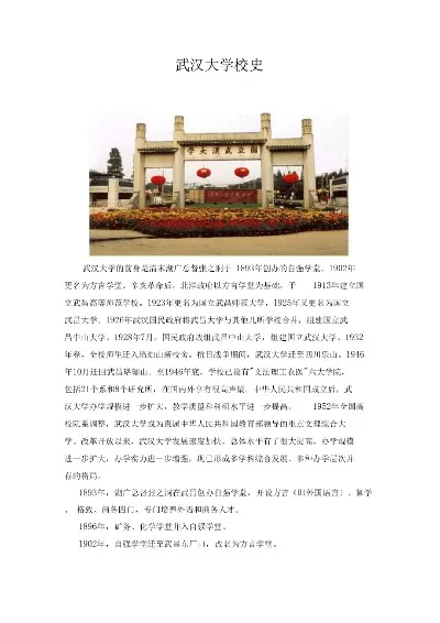  武汉大学现状如何？从历史传承到创新布局的全面审视