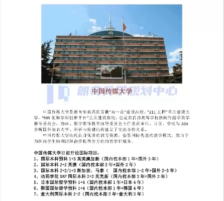  中国传媒大学国际本科怎么样？全方位解读项目优势与挑战